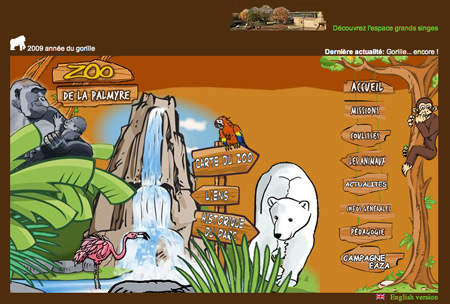 Site officiel du zoo de La Palmyre